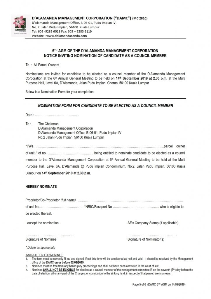 6th AGM Notice 14.09.19 (Page 5)