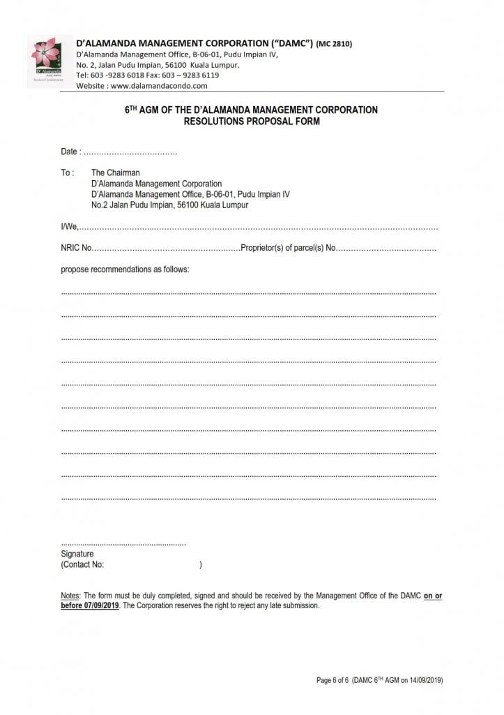 6th AGM Notice 14.09.19 (Page 6)