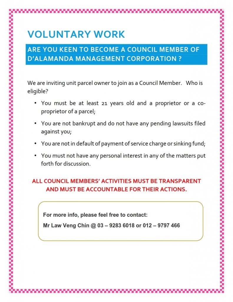 Council Member - Invitation Notice
